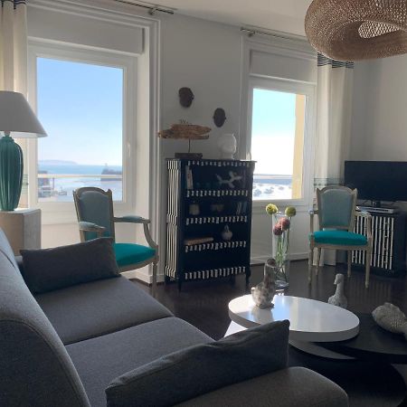 Appartement Villa Chausey, Vue Sur Le Port Granville Exteriör bild