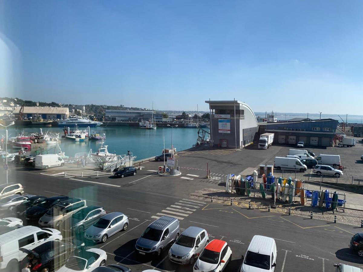 Appartement Villa Chausey, Vue Sur Le Port Granville Exteriör bild